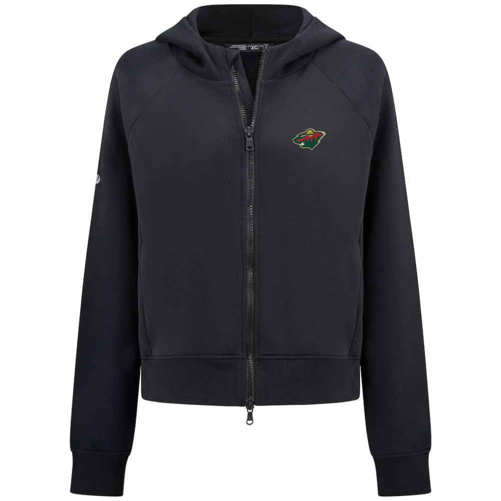 Minnesota Wild Levelwear Women's Judd Raglan Full-Zip Hoodie