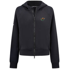 Minnesota Wild Levelwear Women's Judd Raglan Full-Zip Hoodie