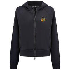 Chicago Blackhawks Levelwear Women's Judd Raglan Full-Zip Hoodie