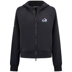 Colorado Avalanche Levelwear Women's Judd Raglan Full-Zip Hoodie