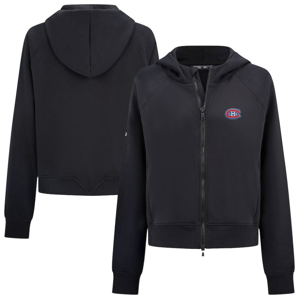 Montreal Canadiens Levelwear Women's Judd Raglan Full-Zip Hoodie