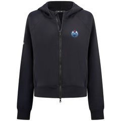 Edmonton Oilers Levelwear Women's Judd Raglan Full-Zip Hoodie
