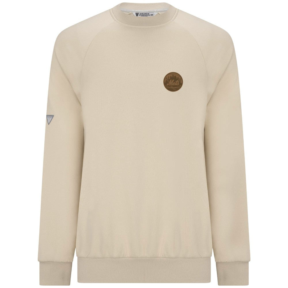 New York Mets Levelwear Connect Logo Sweatshirt - Khaki