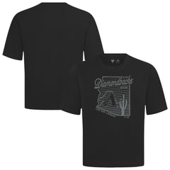 Arizona Diamondbacks Levelwear Sunrise Luxe Signature Knit T-Shirt - Black