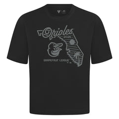 Baltimore Orioles Levelwear Sunrise Luxe Signature Knit T-Shirt - Black