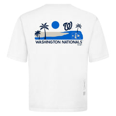 Washington Nationals Levelwear Panoramic Luxe Signature Knit T-Shirt - White