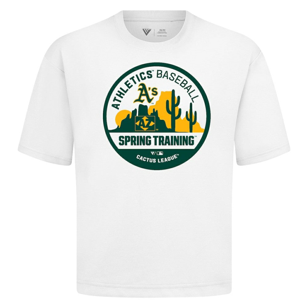 Athletics Levelwear Spring Training Badge Luxe Signature Knit T-Shirt - White