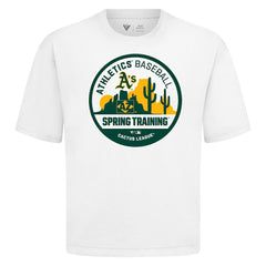 Athletics Levelwear Spring Training Badge Luxe Signature Knit T-Shirt - White