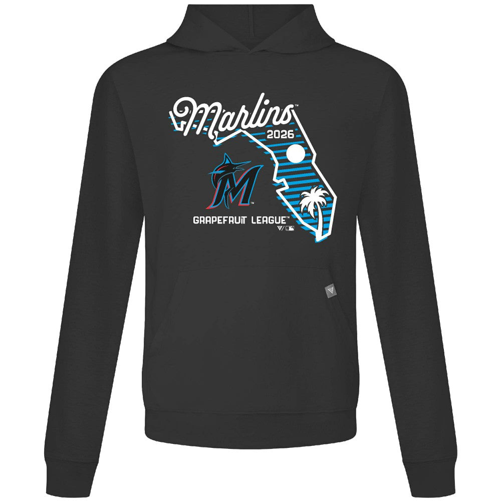 Miami Marlins Levelwear Sunrise Relay Hoodie - Black