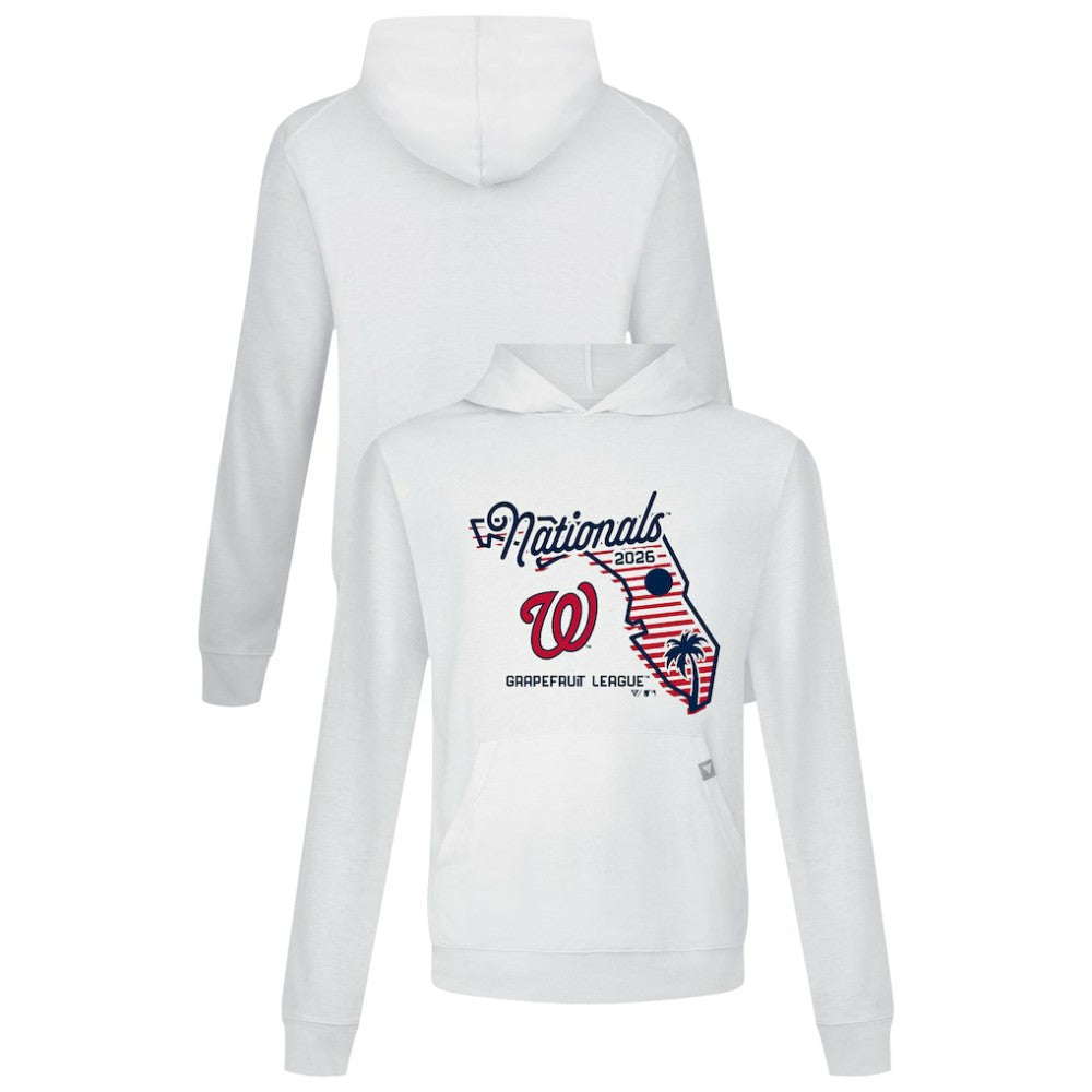 Washington Nationals Levelwear Sunrise Relay Hoodie - White