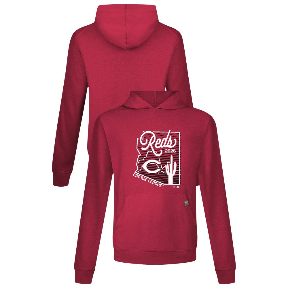 Cincinnati Reds Levelwear Sunrise Relay Hoodie - Red