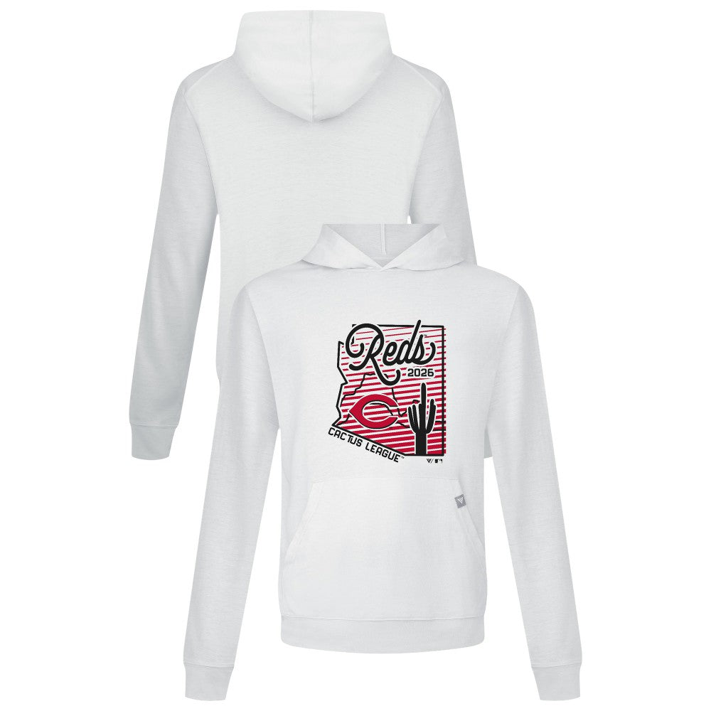 Cincinnati Reds Levelwear Sunrise Relay Hoodie - White