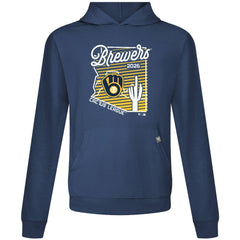 Milwaukee Brewers Levelwear Sunrise Relay Hoodie - Navy