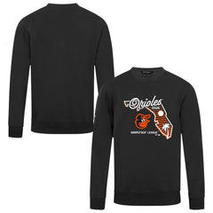 Baltimore Orioles Levelwear Zane Sunrise Sweatshirt - Black