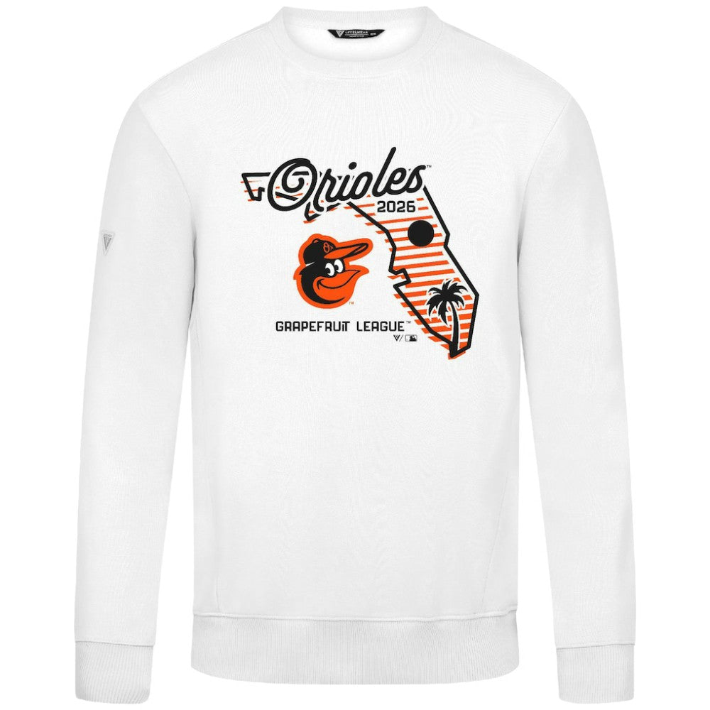 Baltimore Orioles Levelwear Zane Sunrise Sweatshirt - White