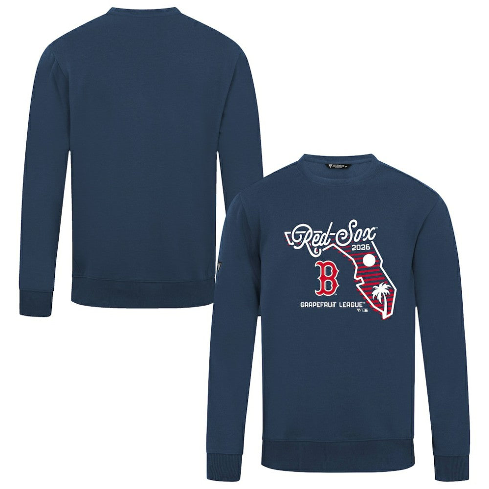 Boston Red Sox Levelwear Zane Sunrise Sweatshirt - Navy