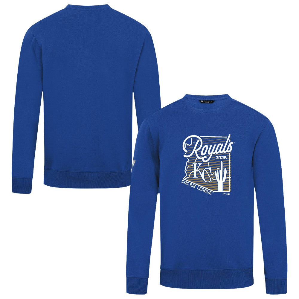 Kansas City Royals Levelwear Zane Sunrise Sweatshirt - Royal