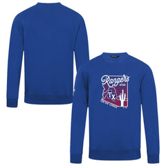 Texas Rangers Levelwear Zane Sunrise Sweatshirt - Royal