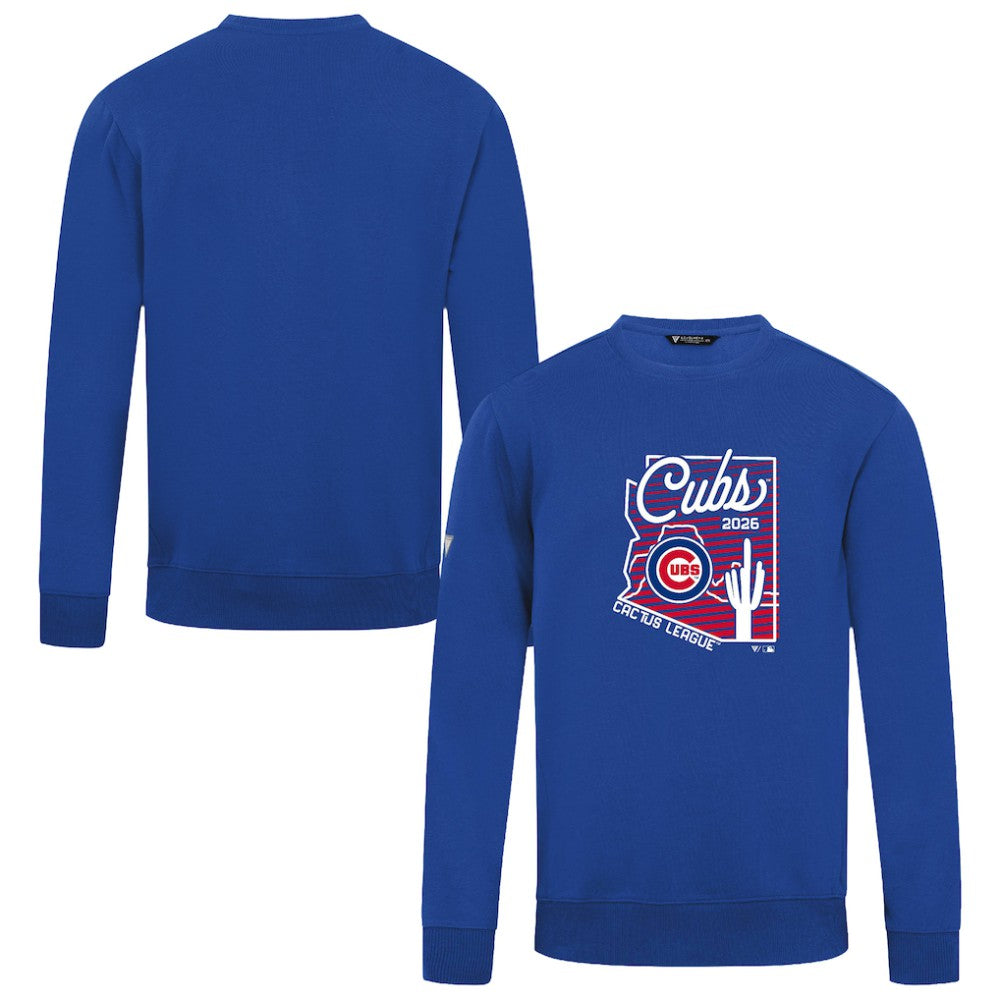 Chicago Cubs Levelwear Zane Sunrise Sweatshirt - Royal