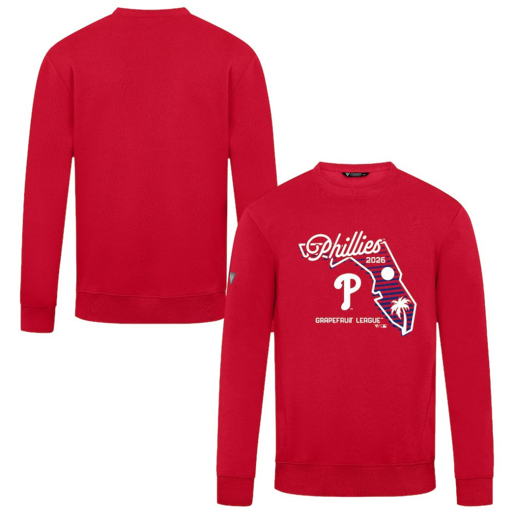 Philadelphia Phillies Levelwear Zane Sunrise Sweatshirt - Red