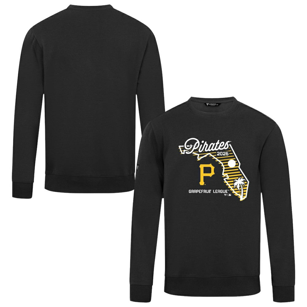 Pittsburgh Pirates Levelwear Zane Sunrise Sweatshirt - Black
