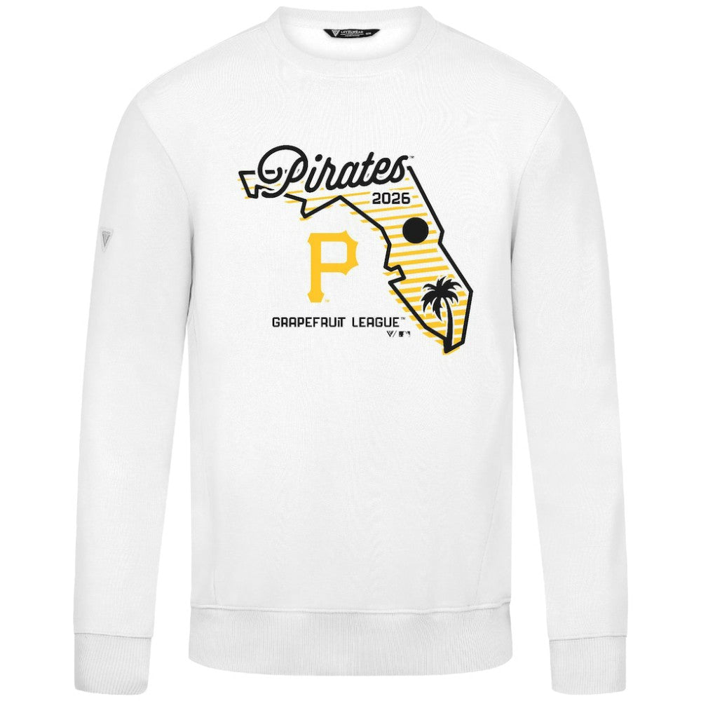 Pittsburgh Pirates Levelwear Zane Sunrise Sweatshirt - White
