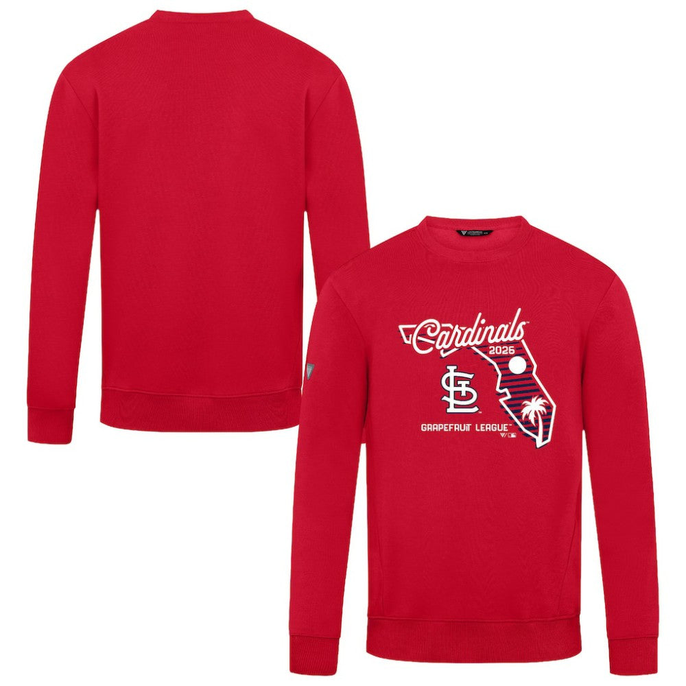 St. Louis Cardinals Levelwear Zane Sunrise Sweatshirt - Red