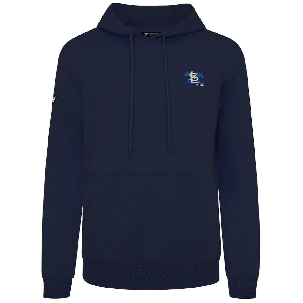 St. Louis Cardinals Levelwear Panoramic Podium Hoodie - Navy