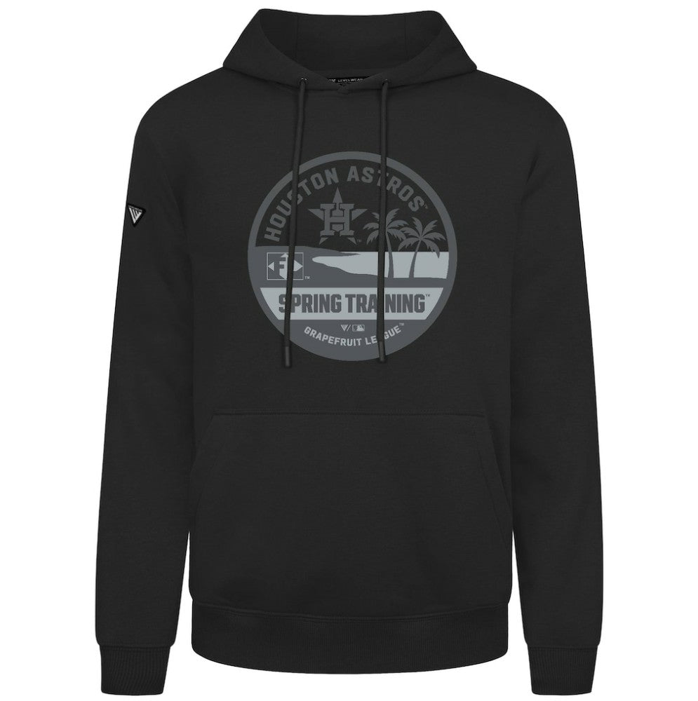 Houston Astros Levelwear Spring Badge Podium Hoodie - Black