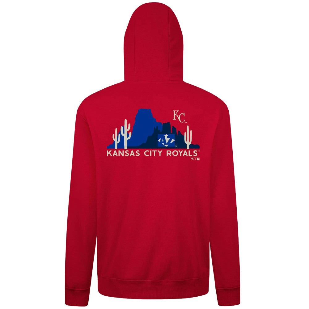 Kansas City Royals Levelwear Panoramic Podium Hoodie - Red