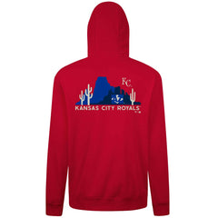 Kansas City Royals Levelwear Panoramic Podium Hoodie - Red