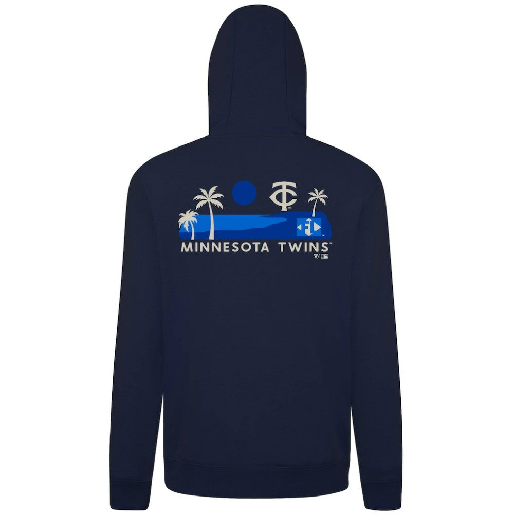 Minnesota Twins Levelwear Panoramic Podium Hoodie - Navy