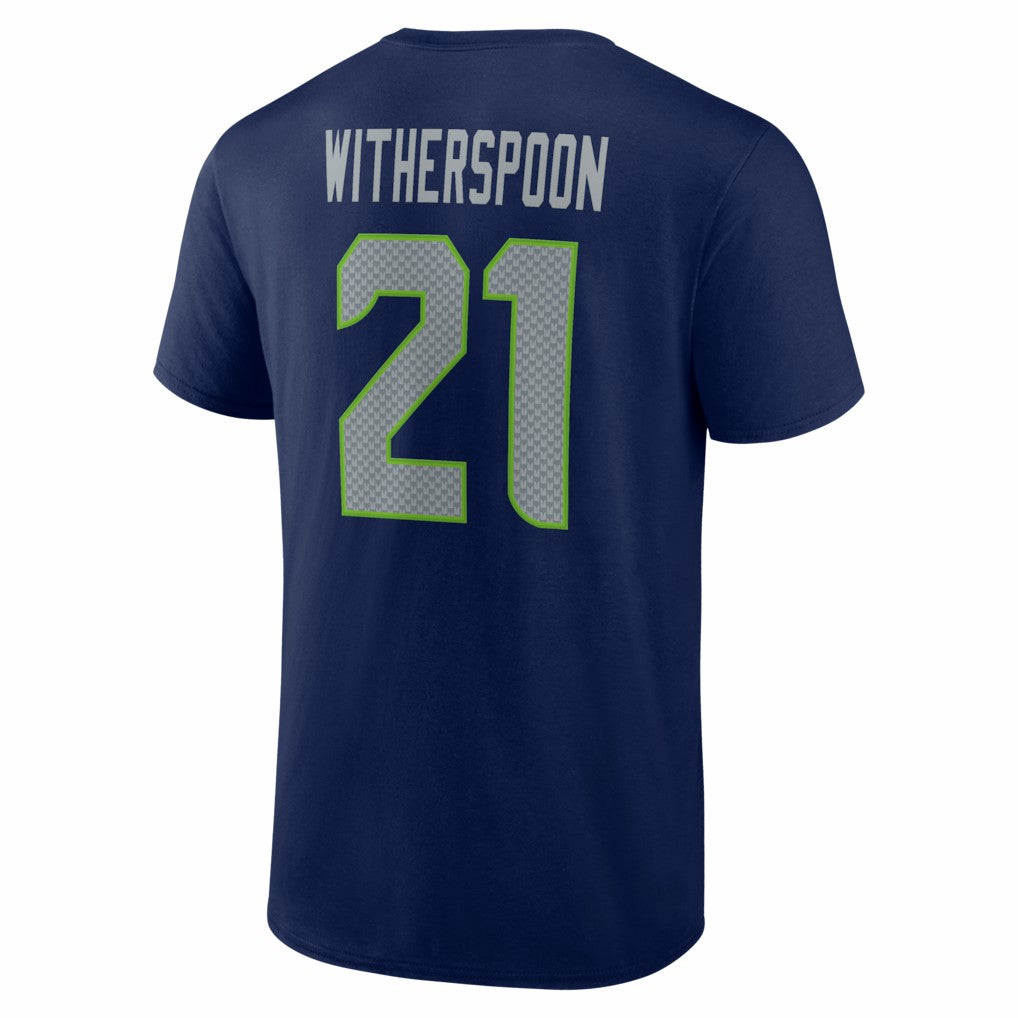 NFL Seattle Seahawks Devon Witherspoon  Icon Name & Number T-Shirt