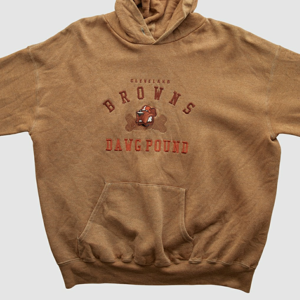 NFL Cleveland Browns Lee Apparel 90s Hooded Pullover Sweatshirt