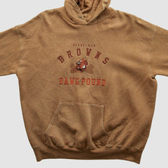 NFL Cleveland Browns Lee Apparel 90s Hooded Pullover Sweatshirt