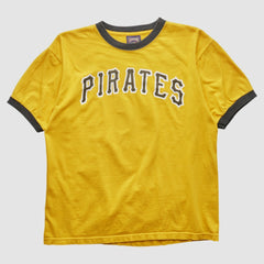 Pittsburgh Pirates Cooperstown Collection 2000s T-shirt - Yellow Vintage