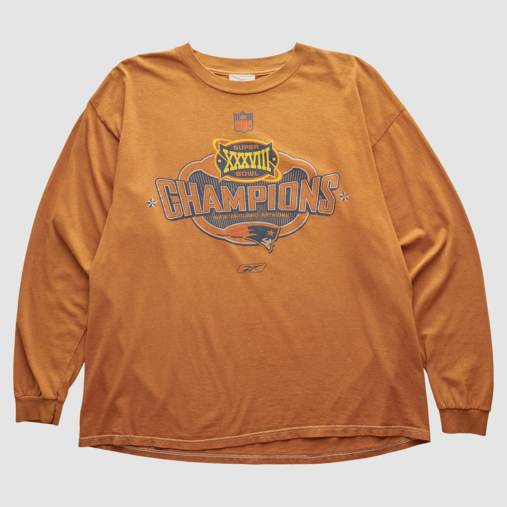 NFL New England Patriots Reebok 2004 Long Sleeve T-shirt