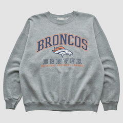 NFL Denver Broncos Lee Sport 90s Pullover Sweatshirt