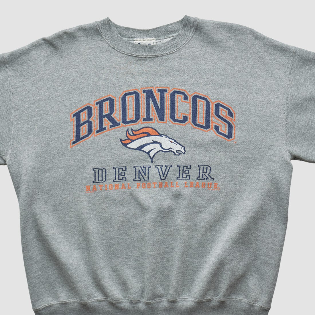 NFL Denver Broncos Lee Sport 90s Pullover Sweatshirt