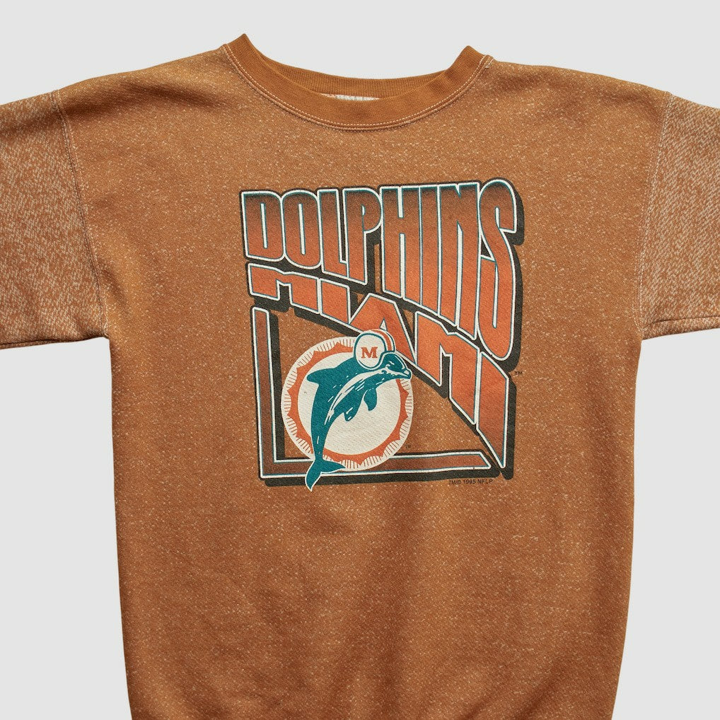 NFL Miami Dolphins Logo 7 90s Pullover Sweatshirt