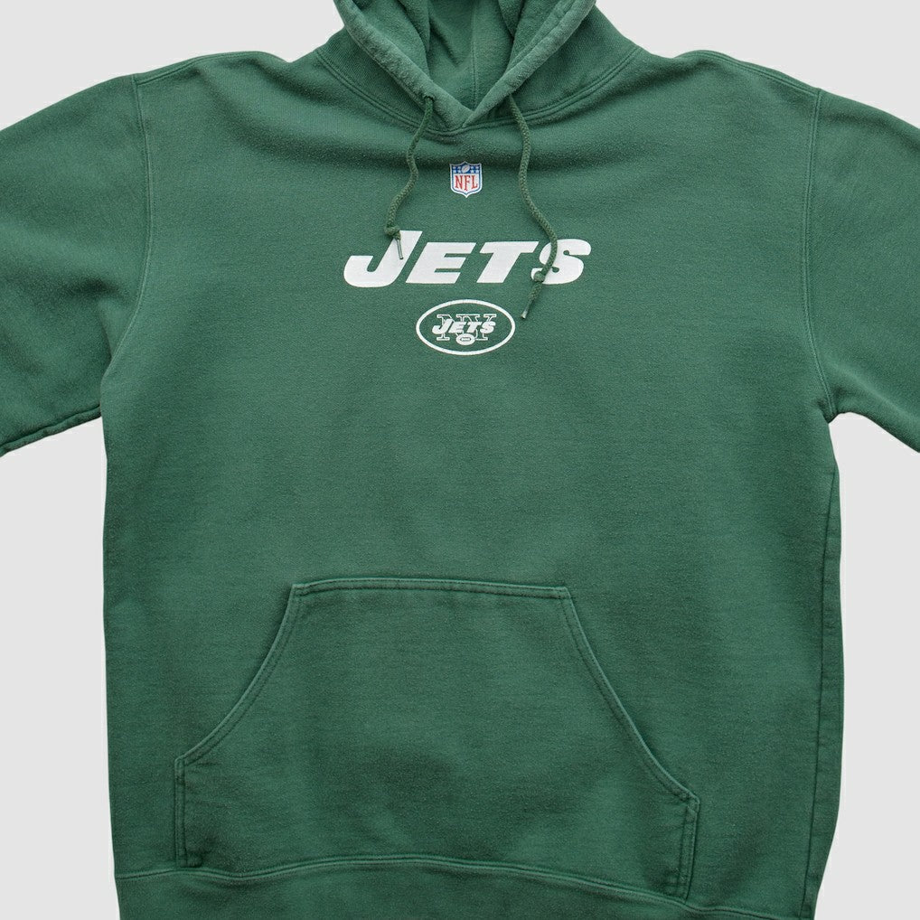 NFL New York Jets Reebok 2000s Hooded Pullover Sweatshirt