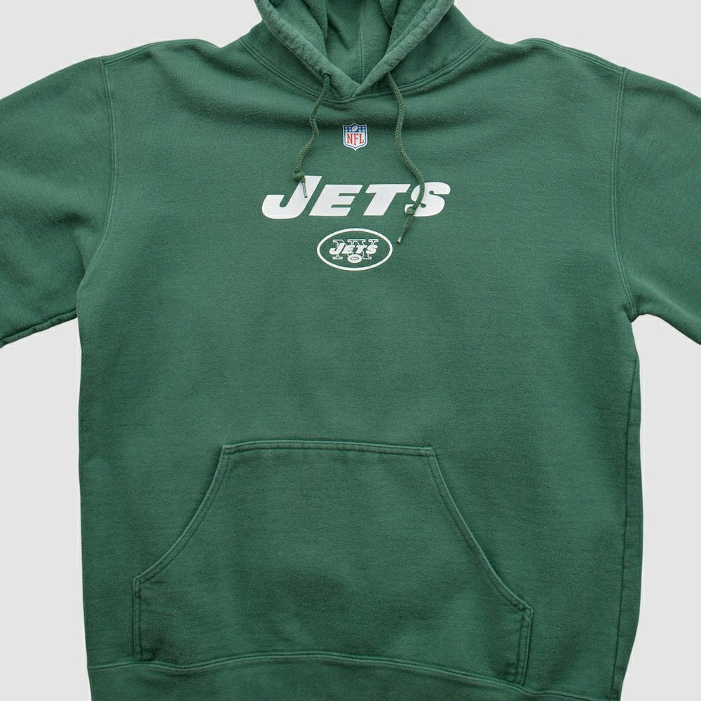 NFL New York Jets Reebok 2000s Hooded Pullover Sweatshirt
