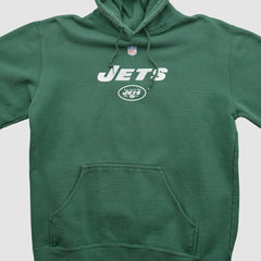 NFL New York Jets Reebok 2000s Hooded Pullover Sweatshirt