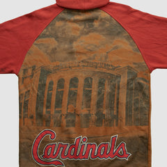 St. Louis Cardinals Majestic 2010s Hooded Pullover Sweatshirt - Brown Vintage