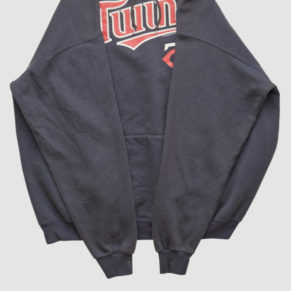 Minnesota Twins MLB 2000s Hooded Pullover Sweatshirt - Navy Vintage
