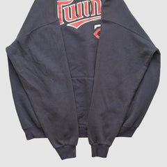 Minnesota Twins MLB 2000s Hooded Pullover Sweatshirt - Navy Vintage