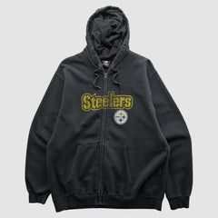 NFL Pittsburgh Steelers NFL 2010s Hooded Full Zip Sweatshirt