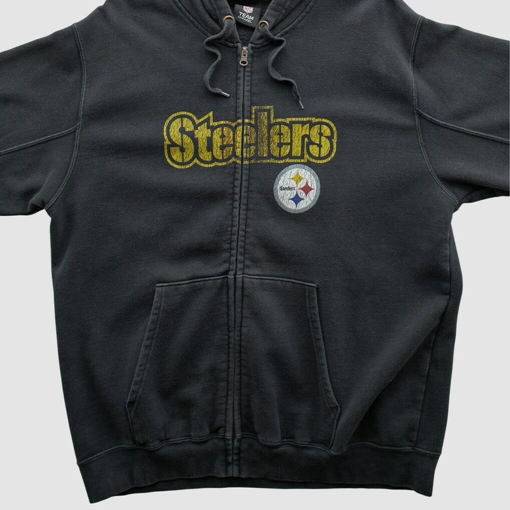 NFL Pittsburgh Steelers NFL 2010s Hooded Full Zip Sweatshirt