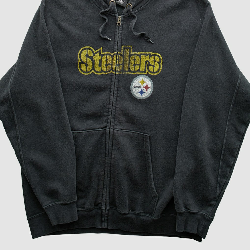 NFL Pittsburgh Steelers NFL 2010s Hooded Full Zip Sweatshirt