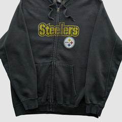 NFL Pittsburgh Steelers NFL 2010s Hooded Full Zip Sweatshirt